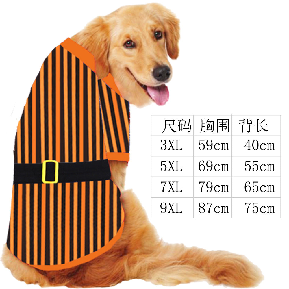 Small big Dog Christmas pet supplies clothes Teddy cat cotton-padded clothing funny autumn and winter pet clothing