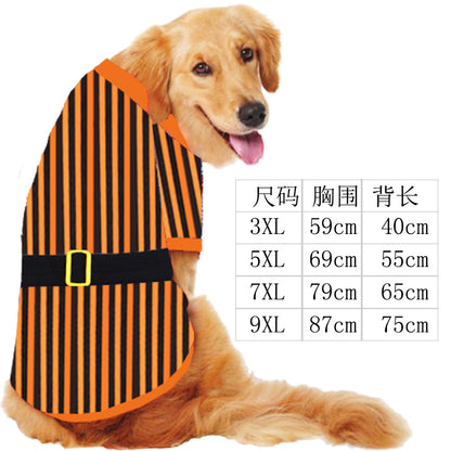 Small big Dog Christmas pet supplies clothes Teddy cat cotton-padded clothing funny autumn and winter pet clothing