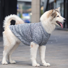 Medium and large dog autumn and winter wool hoodie warm pet dog and cat clothing supplies