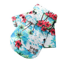 Spring Summer Thin Shirt Dog Kitten Hawaii