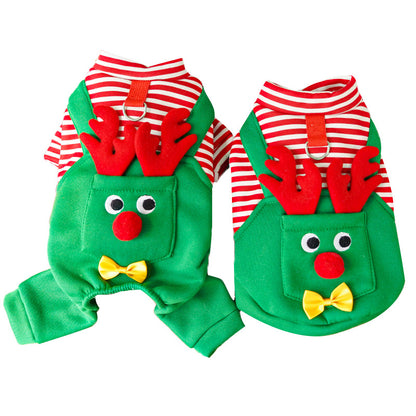 Pet clothes for Christmas holiday - four-legged outfits and jackets