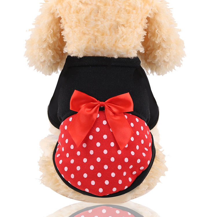 Couples dog clothes Cat pet clothes supplies Autumn and winter New Year clothes New pet clothes
