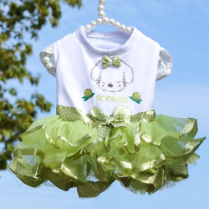 Spring summer Dog cat pet fruit dress Large, small, medium dog dress clothes