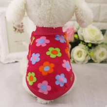 Pet spring and autumn cartoon hoodie casual and comfortable dog and cat flannel clothes