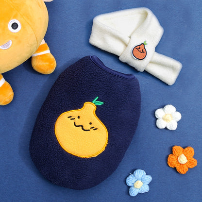 Pet clothing Dog hoodie dog going out vest ugly orange clothes cat two feet clothing supplies