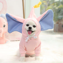 Elephant to dog cat small medium-sized dog autumn winter hoodie grab fleece clothing supplies pet