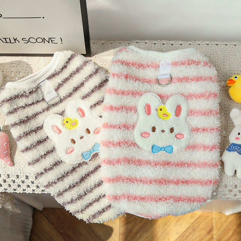 Teacup dog puppies, cats, autumn and winter fleece warm pet supplies