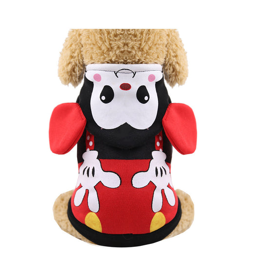 Couples dog clothes Cat pet clothes supplies Autumn and winter New Year clothes New pet clothes