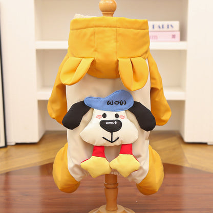 Pet dog and cat clothing - Waterproof, windproof, warm-resistant, thickened, all-weather cotton coat