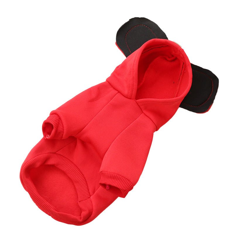 Pet clothing doggy hoodie