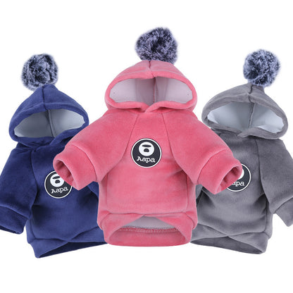 Ball-shaped style sweatshirt for pets - suitable for autumn and winter, perfect dog clothing