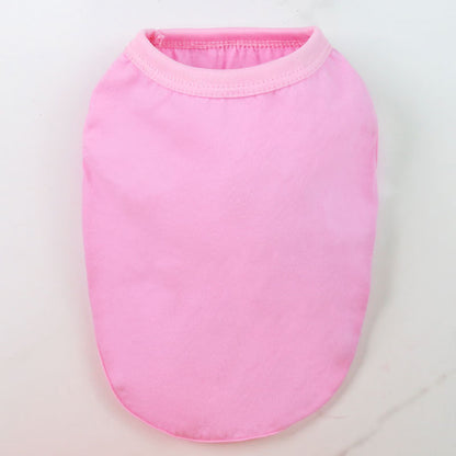 Small medium large dog  spring summer autumn new pet clothes vest supplies two feet clothes