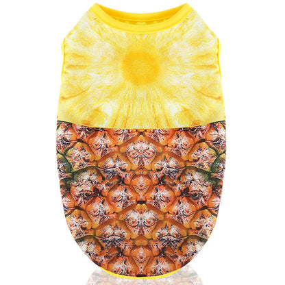 Watermelon vest Crab Spring/Summer Mesh Breathable Dog Clothing Vest Cat pet supplies Teddy Comfort