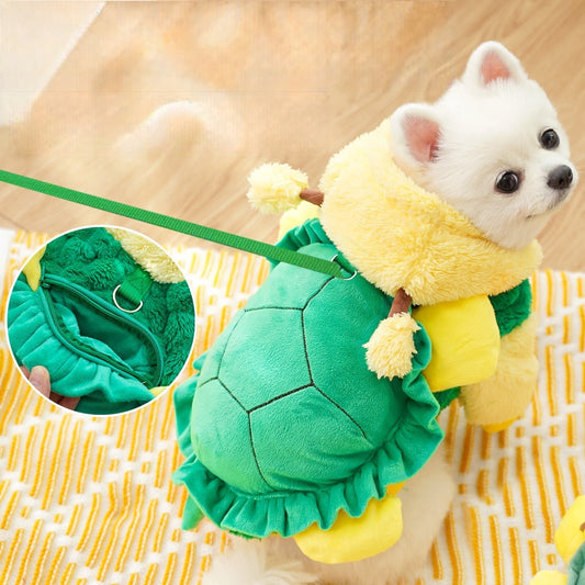 Winter and autumn dog and cat warm clothing transformation sets