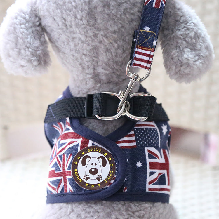 Dog leash Cowboy outdoor chest strap pet dog leash spring and summer supplies