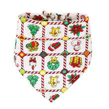 Small medium large dog dog Cat Triangle spit towel Santa Claus elk pet supplies Four seasons decorative scarf