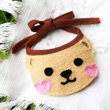 Small medium-sized dog dog cat tie saliva towel pet supplies clothing decoration supplies cute