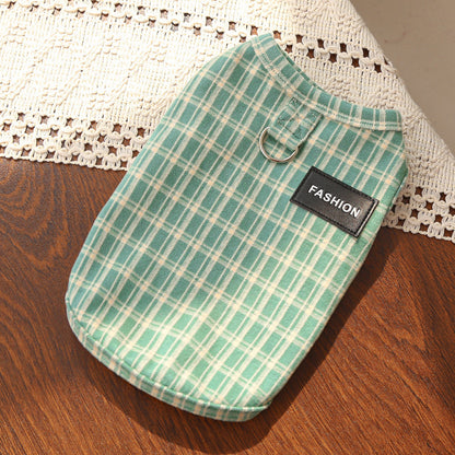 Pet clothing - Fall/Winter vintage check shirts - Dog and cat clothes