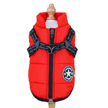 Pet clothes waterproof thickening warm dog cat padded winter chest back cotton vest supplies wholesale