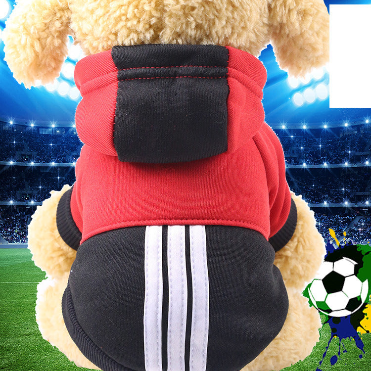 Autumn and winter dog clothes color hoodie small teddy cat pet supplies clothes