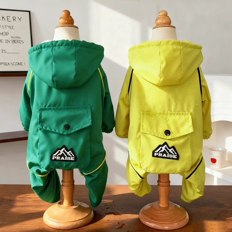 Pet dog and cat clothing - Warm thick fleece coat for outdoor use in autumn and winter, suitable for four-legged pets.