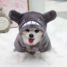 The dog transforms into teddy Pomeranian cat new pet four-legged clothes flannel autumn and winter supplies manufacturers wholesale