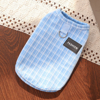 Pet clothing - Fall/Winter vintage check shirts - Dog and cat clothes