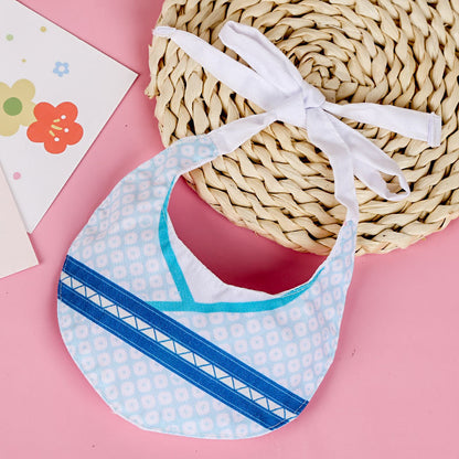 Dog and cat saliva towel Pink blue double-sided printed spring summer fall scarf