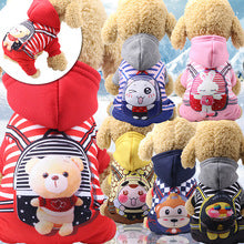 Pet four-foot button dog cat clothing pet supplies autumn and winter hoodie manufacturers