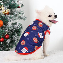 Pet Dog Cat Christmas vest clothes Pet small medium dog Teddy Bee bear snowman elk supplies decoration