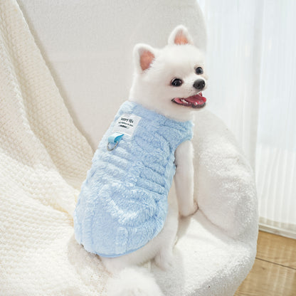 Winter and autumn fleece jackets for dogs and cats