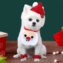 Instagram's new Korean Christmas elk candy cake Olaf dog bib Pet drool towel Cat dog bib