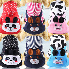 Autumn and winter four legs to warm pet dog cat clothes Autumn and winter clothing supplies warm and thick