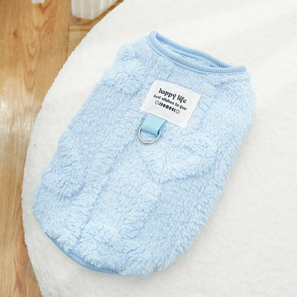 Winter and autumn fleece jackets for dogs and cats