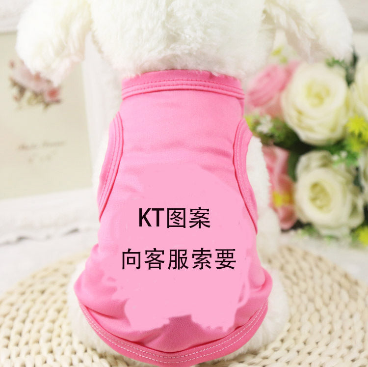 Cool Summer Book Cool Dog Outdoor Sunblock Vest Clothes Cat pet supplies Dinosaur Teddy