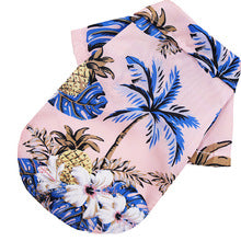 Spring Summer Thin Shirt Dog Kitten Hawaii