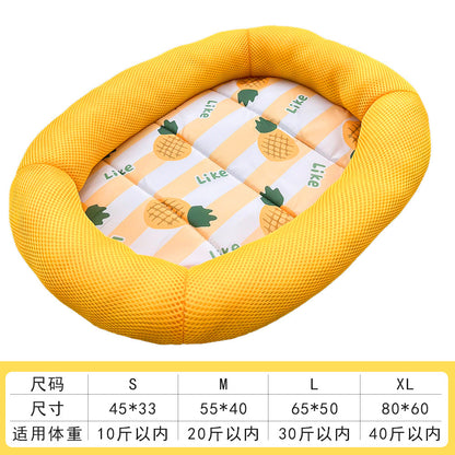 Spring and summer breathable dog bed and cat bed