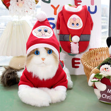 Small big Dog Christmas pet supplies clothes Teddy cat cotton-padded clothing funny autumn and winter pet clothing