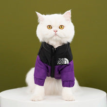 Pet dog cat clothes autumn winter warm cotton-padded coat down jacket Teddy small and medium-sized dog manufacturers wholesale supplies