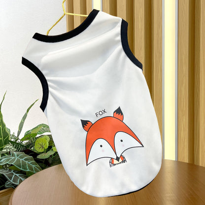 Puppy dog clothes summer thin cat Bichon French bulldog small medium-sized dog pet summer vest  Nordic wind