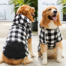 Autumn and winter fleece zipper pocket hoodie large small dog dog cat clothes pet supplies