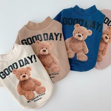 Cute autumn and winter warm Korean version of dog cat pet teddy clothing supplies than bear hoodie manufacturers