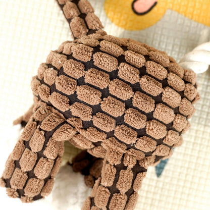 Cotton rope molar bite resistant cat toy plush sound interactive cat toy supplies wholesale
