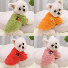 Autumn and winter warm two-legged dog pet supplies Cat clothes Small big dog Teddy New Year costume