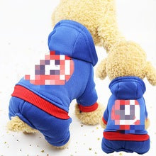 Two-leg hoodie sports cartoon dog dog cat clothes Autumn and winter pet clothing supplies