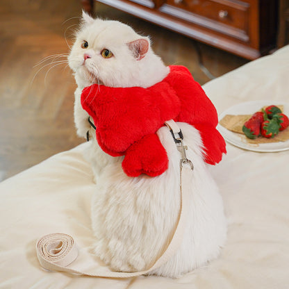 Belt-like chest harness traction rope