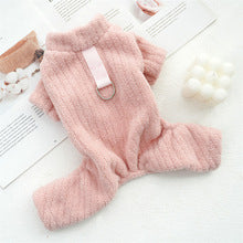 Dog clothes winter thickened warm pet clothing flannel four-legged clothes Teddy Corgi cat factory wholesale