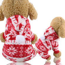 Pet supplies Small medium-sized dog dog clothes cat clothing autumn and winter four-legged cotton-padded cartoon change suit