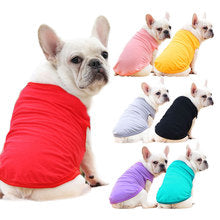 Tank top Dog Cat Clothes Small Big Dog Pet supplies Cotton teddy supplies clothes