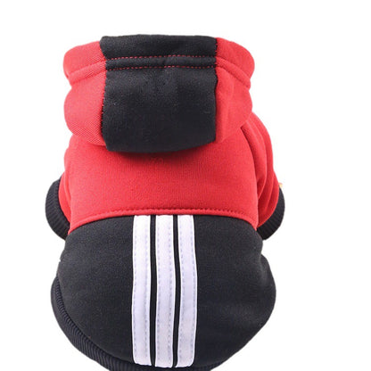 Autumn and winter dog clothes color hoodie small teddy cat pet supplies clothes